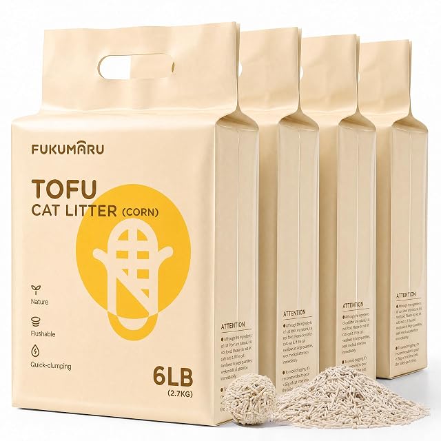 FUKUMARU tofu and corn cat litter 10.8 kg bag