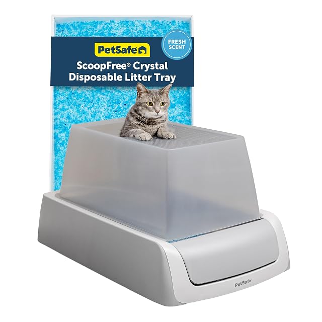 PetSafe ScoopFree Ultra top-entry self-cleaning litter box with hood